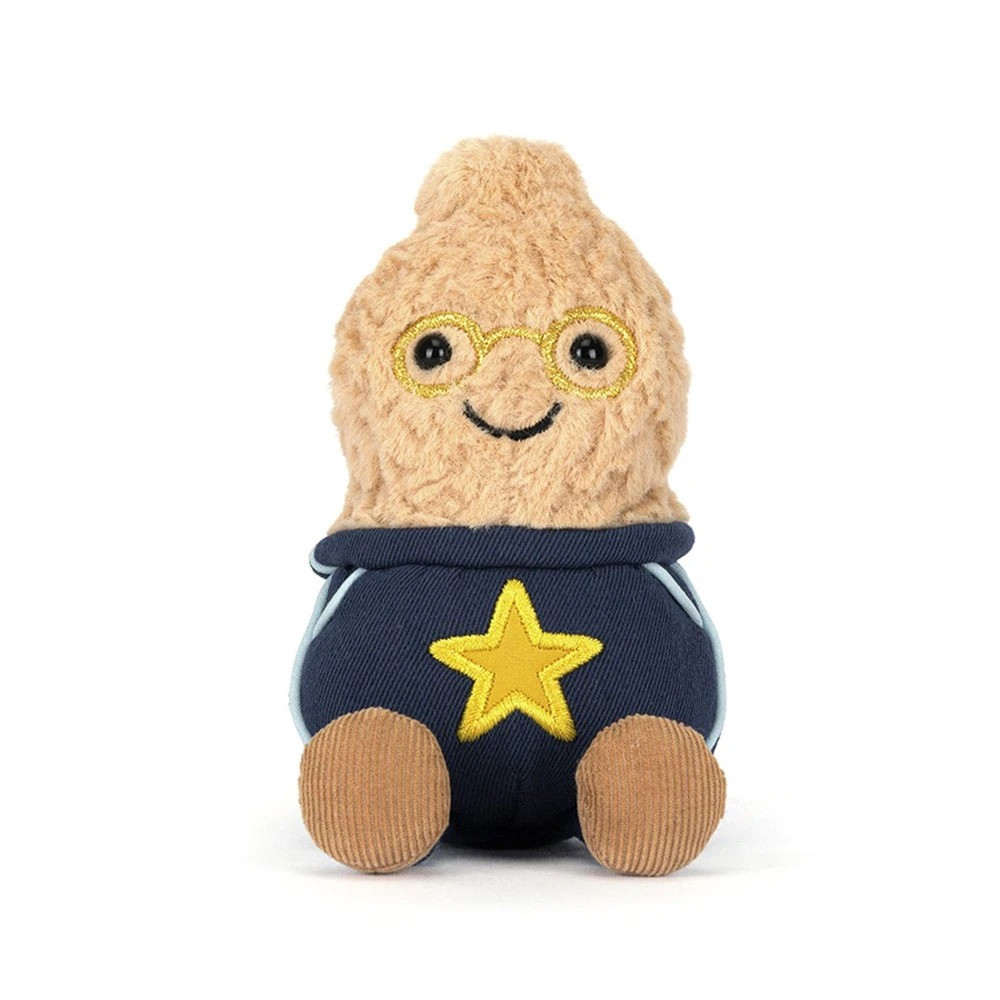 Jellycat Amuseables Peanut Star Student Outfit Soft Stuffed Plush 14cm 5.5inches