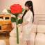 Valentines Giant Rose Plush 110cm 43inches
