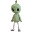 Green Alien Soft Stuffed Plush Multiple Sizes
