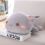 Grey Open Eyes Cat Plush Toy 50cm 16.98inches