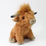 Living Nature Highland Cow Brown Plush Toy 25cm 9.8inches