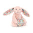 Jellycat Blush Blossom Heart Bunny Soft Stuffed Plush 15cm 5.9inches