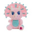 Cute Pink Triceratops Dinosaur Soft Stuffed Plush Multiple Sizes