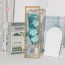 Tall Rose Flower Bouquet Mother's Day Graduation Gift In Clear Box 32cm 12.6inches Pink Purple Blue Red