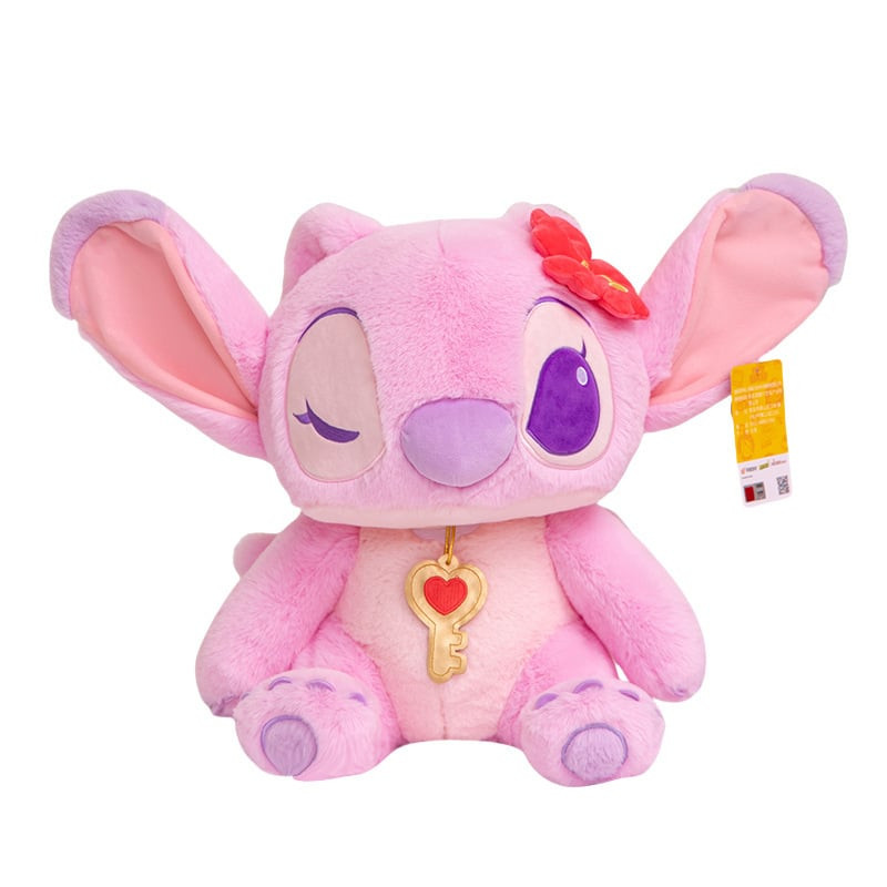 Valentines Stitch Angel Heart Key Plush 38cm 15inches