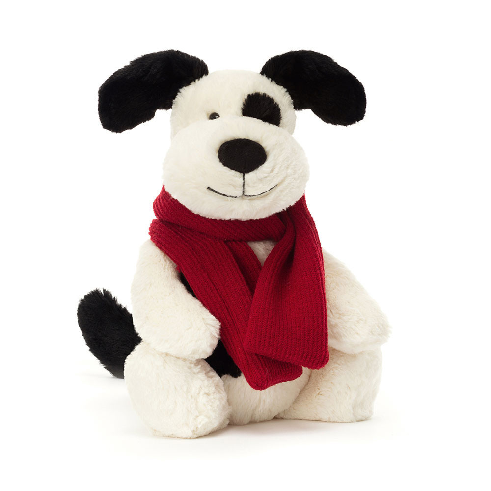 Jellycat Bashful Winter Puppy Soft Stuffed Plush 31cm 12.20inches