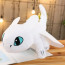 Dreamworks Dragons Lightfury Light Fury 14-inch Deluxe Plush Dragon 35cm