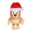 Bluey Bingo Talking Plush Toy With Christmas Hat 30cm 11.8inches