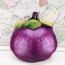 Realistic Fruit Plush Pillow 40cm 15.74inches Mangosteen