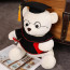 Graduation Bear Soft Stuffed Plush White