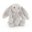 Jellycat Bashful Silver Bunny Small Soft Stuffed Plush 18cm 7.08inches
