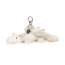 Jellycat Snow Dragon Bag Charm 12cm 4.72inches