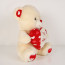 Valentines Te Amo Love Heart Bear Plush Multiple Sizes