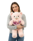 Valentines Love Heart String Teddy Bear Soft Stuffed Plush 55cm 21inches