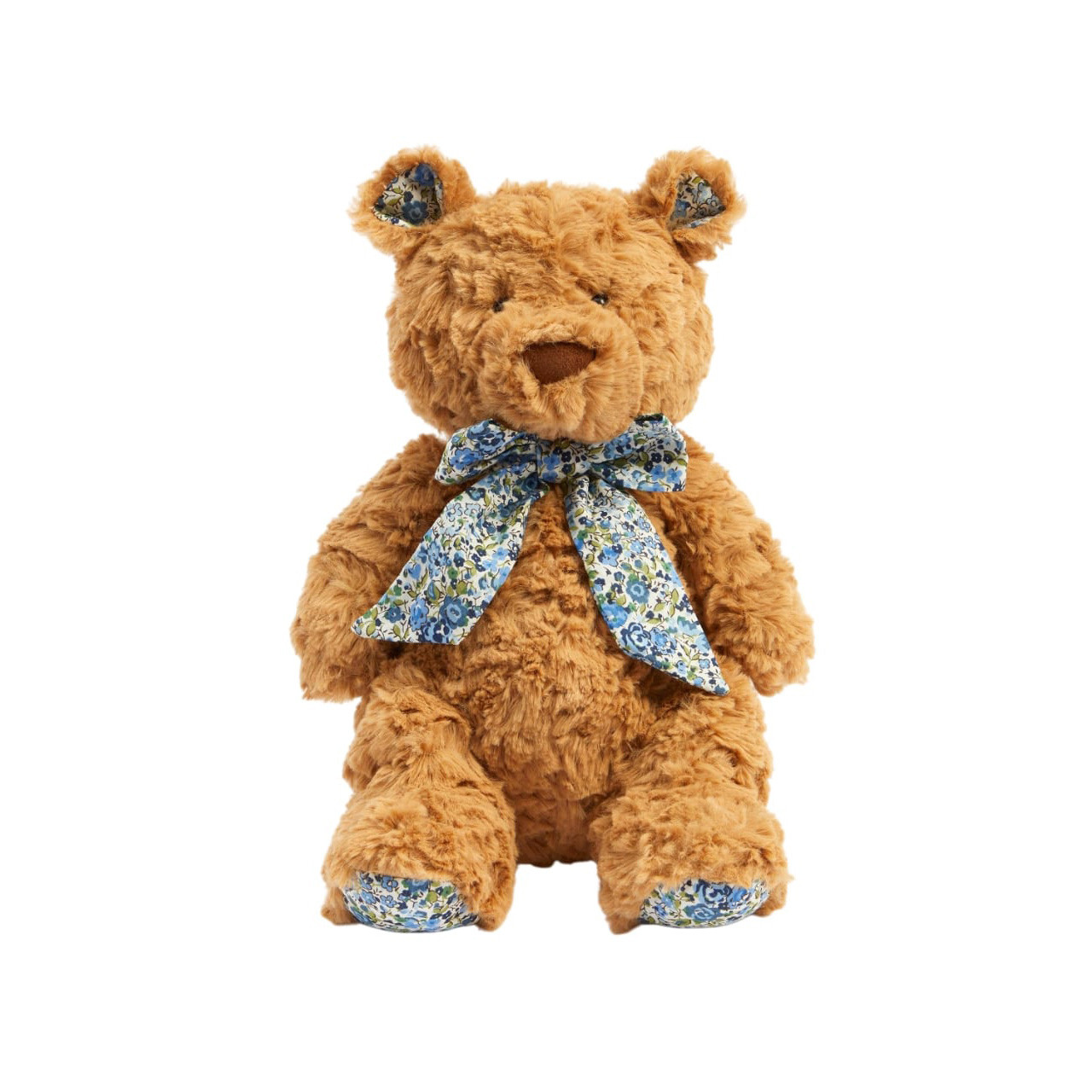 Jellycat Liberty Bartholomew Bear Poppy Forest Soft Stuffed Plush 25cm 10inches