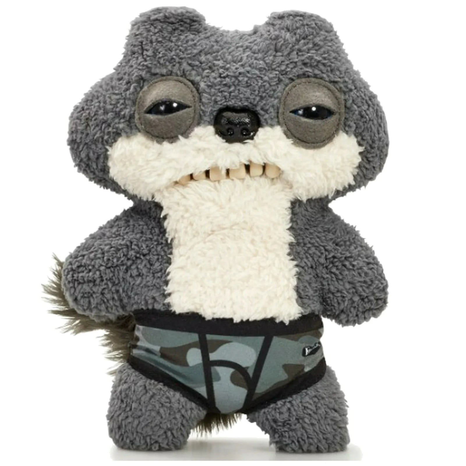 Zuru Fuggler Budgie Edition Sketchy Squirrel Underwear Plush Toy 22cm 8.6inches