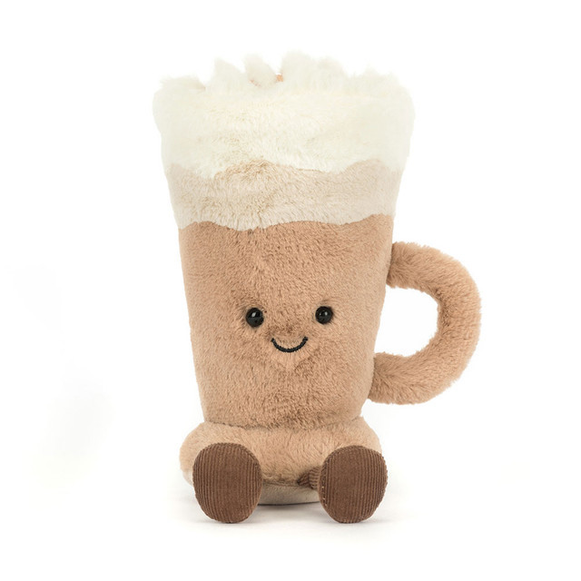 Jellycat Amuseables Latte Soft Stuffed Plush 15cm 6inches