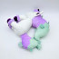Pokemon Sleeping Galarian Ponyta Plush Toy