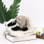 Borwn And White Badger Plush Toy 36cm 14.2inches