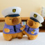 Cute Capybara in Police Outfit Soft Stuffed Plush Multiple Sizes