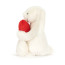 Jellycat Bashful Red Love Heart Bunny Small Soft Stuffed Plush 18cm 7.08inches