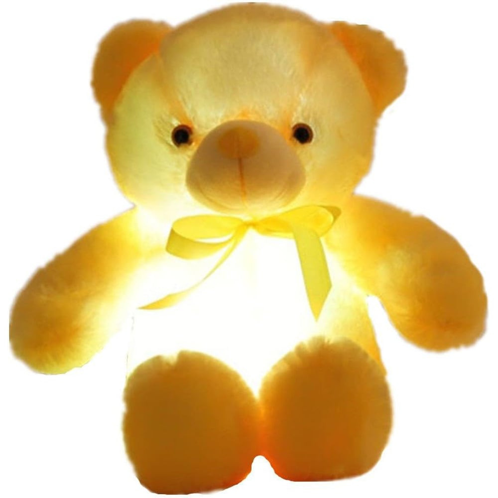 Yellow Glowing Teddy Bear Plush Toy 30cm 11.8inches