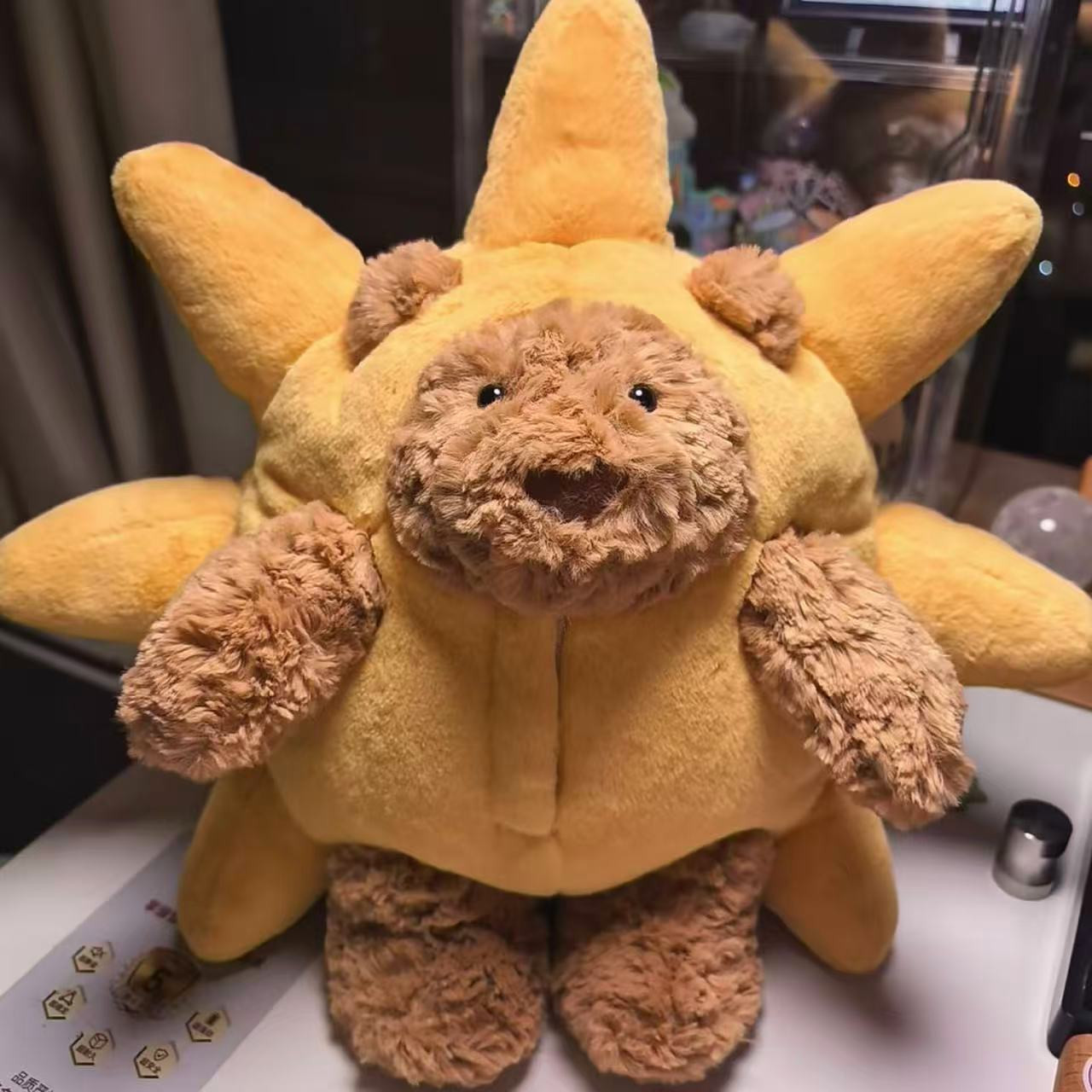 Jellycat Bartholomew Bear Sun Outfit Soft Stuffed Plush 28cm 11inches