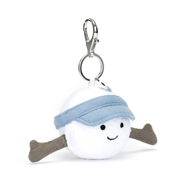 Jellycat Amuseables Sports Golf Bag Charm Soft Stuffed Plush 12cm 4.7inches