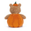 Jellycat Amuseables Bartholomew Bear Pumpkin Soft Stuffed Plush 30cm 11.81inches