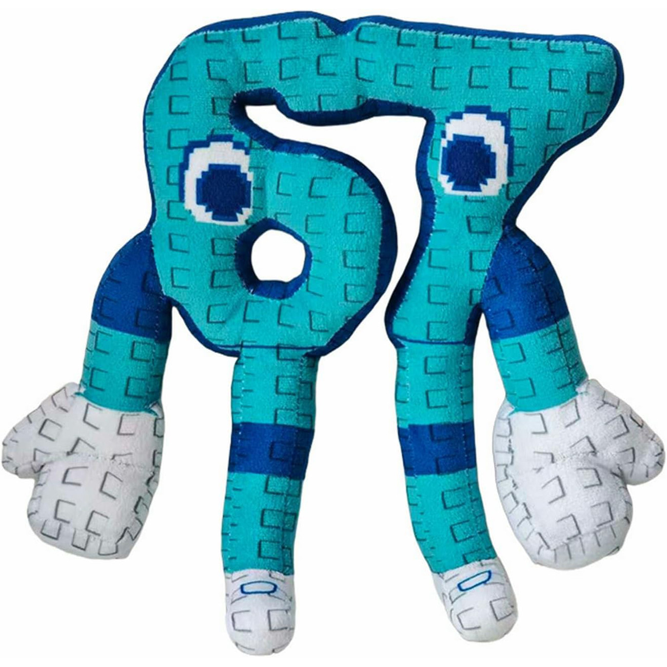 Steal A Brainrot 67 Blue Plush Toy 25cm 10inches