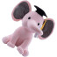 Graduation Elephant Soft Stuffed Plush 25cm 10inches Pink