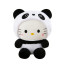 Hello Kitty Wearing Panda Costume Soft Stuffed Plush Multiple Sizes