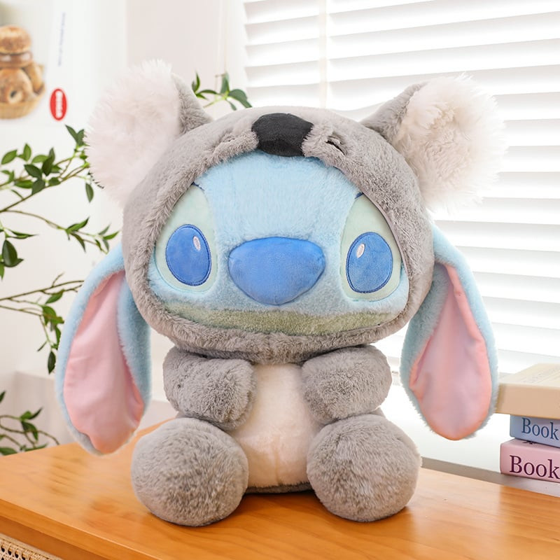 Disney Stitch in Koala Costume Soft Stuffed Plush Multiple Sizes