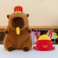 Cute Mc Donald's Capybara Soft Stuffed Plush Multiple Sizes