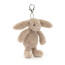 Jellycat Bashful Beige Bunny Bag Charm 13cm 5.11inches