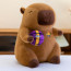 Capybara Holding NBA Basketball Soft Stuffed Plush Multiple Sizes Purple