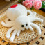 Tarantula Spider Soft Stuffed Plush 25cm 9.84inches White Pink Black Green