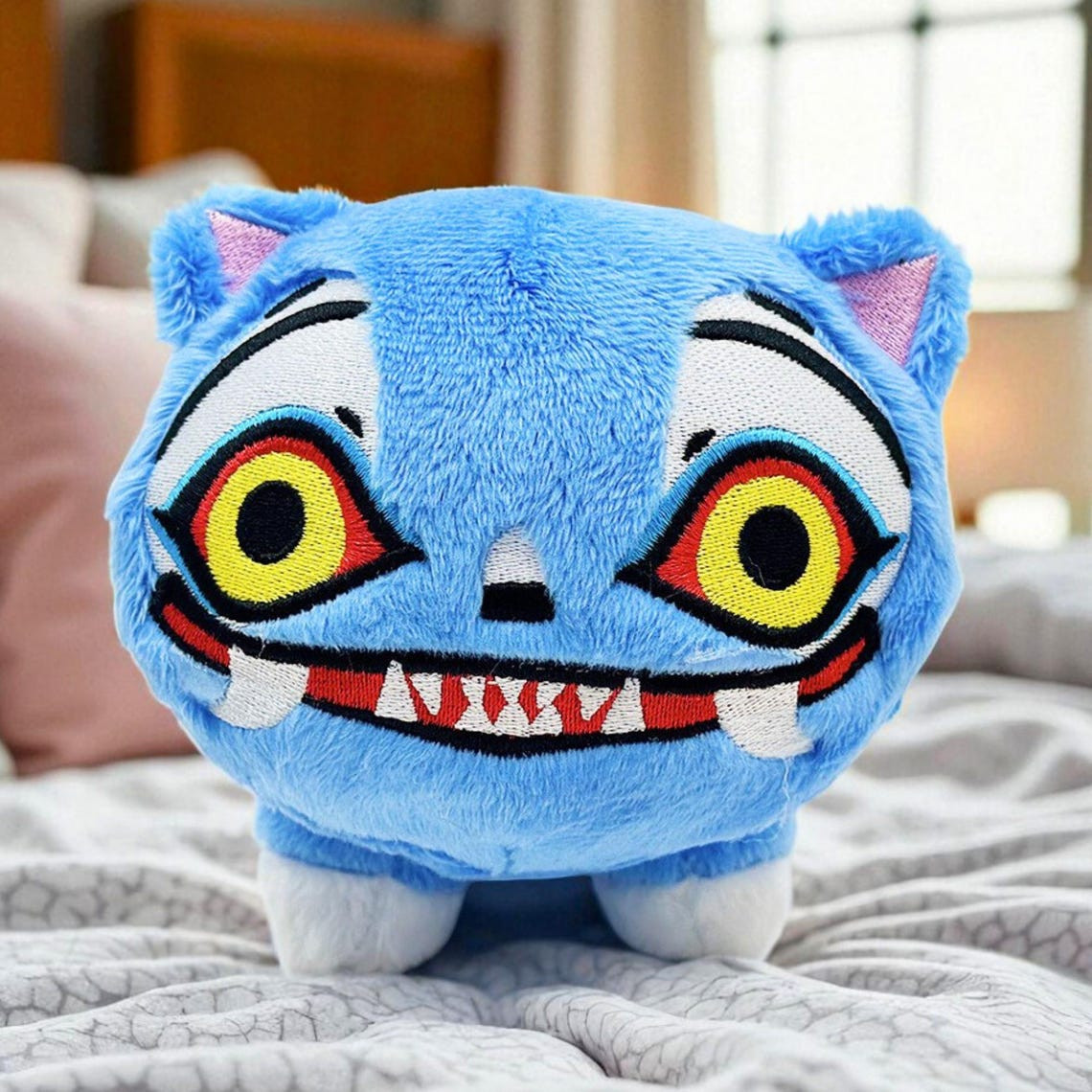 K-Pop Demon Hunters Derpy Tiger Soft Small Stuffed Plush 11cm 4.3inches