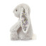 Jellycat Blossom Silver Bunny Bloom Medium Soft Stuffed Plush 31cm 12.2inches