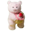 Jellycat Strawberry Cake Leola Bear Shanghai Exclusive Soft Stuffed Plush 28cm 11inches