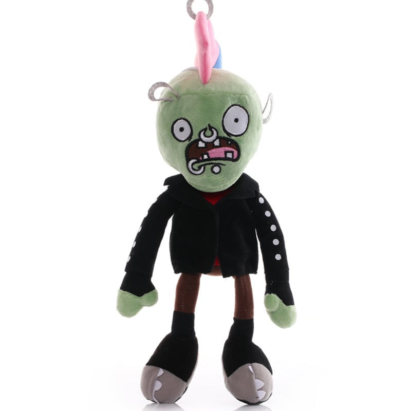 Punk Zombie From Plants Vs Zombies Plush Toy