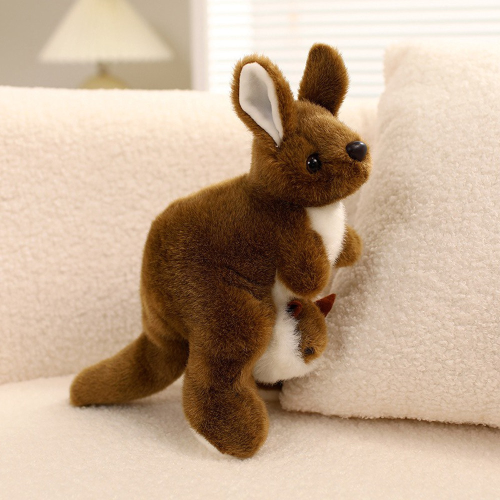 Kangaroo with Joey Soft Stuffed Plush 28cm 11.02inches
