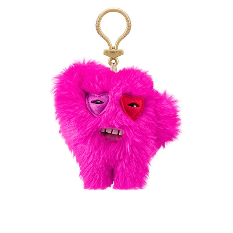 Zuru Fuggler Wave 5 Captain Cardiac Pink Underwear Plush Keyring Keychain 12cm 4.7inches