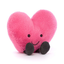 Jellycat Amuseables Amuseables Hot Pink Heart Valentine's Large Day Large Stuffed Plush 18cm