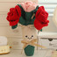 Valentines Bouquet of Roses Plush Multiple Sizes