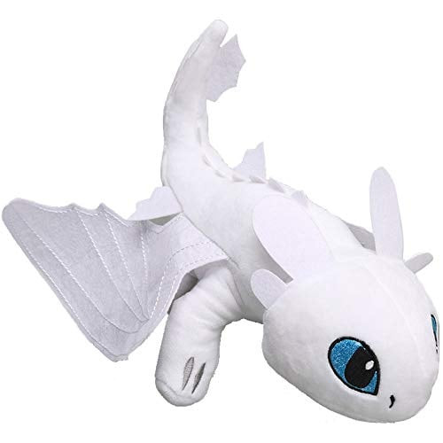 Dreamworks Dragons Lightfury Light Fury 24-inch Deluxe Plush Dragon 60cm