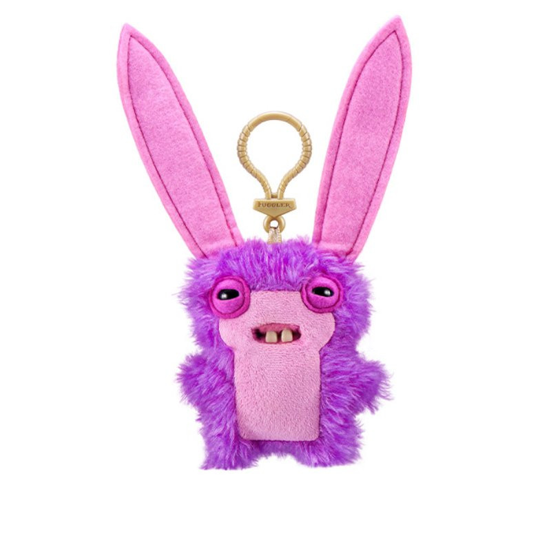 Zuru Fuggler Wave 5 Lord Long Ears Pink Underwear Plush Keyring Keychain 12cm 4.7inches