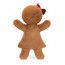 Jellycat Jolly Gingerbread Ruby Soft Stuffed Plush 20cm 7.8inches