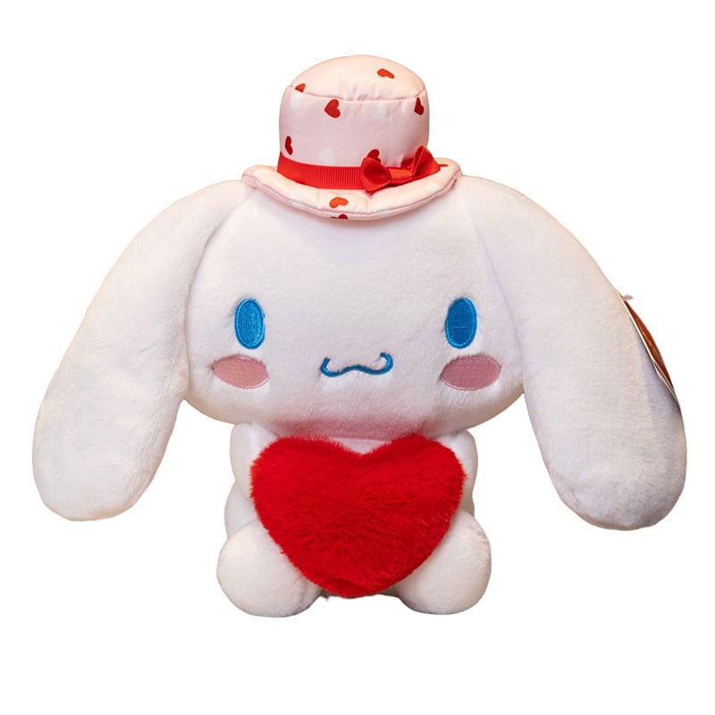 Valentines Sanrio Cinnamoroll Heart Plush 20cm 7.8inches