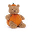 Jellycat Amuseables Bartholomew Bear Pumpkin Soft Stuffed Plush 30cm 11.81inches